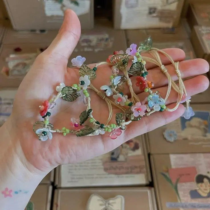 lắc tay bạc nữ handmade