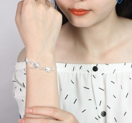 lắc tay bạc nữ handmade